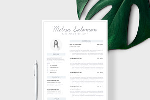 Resume Template 1, 2 page Melbourne