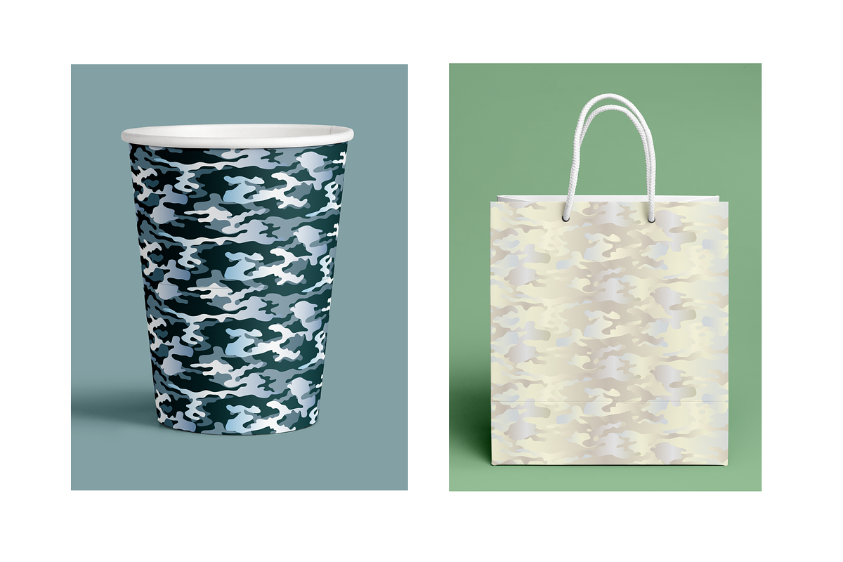 Seamless Camouflage Patterns preview 3