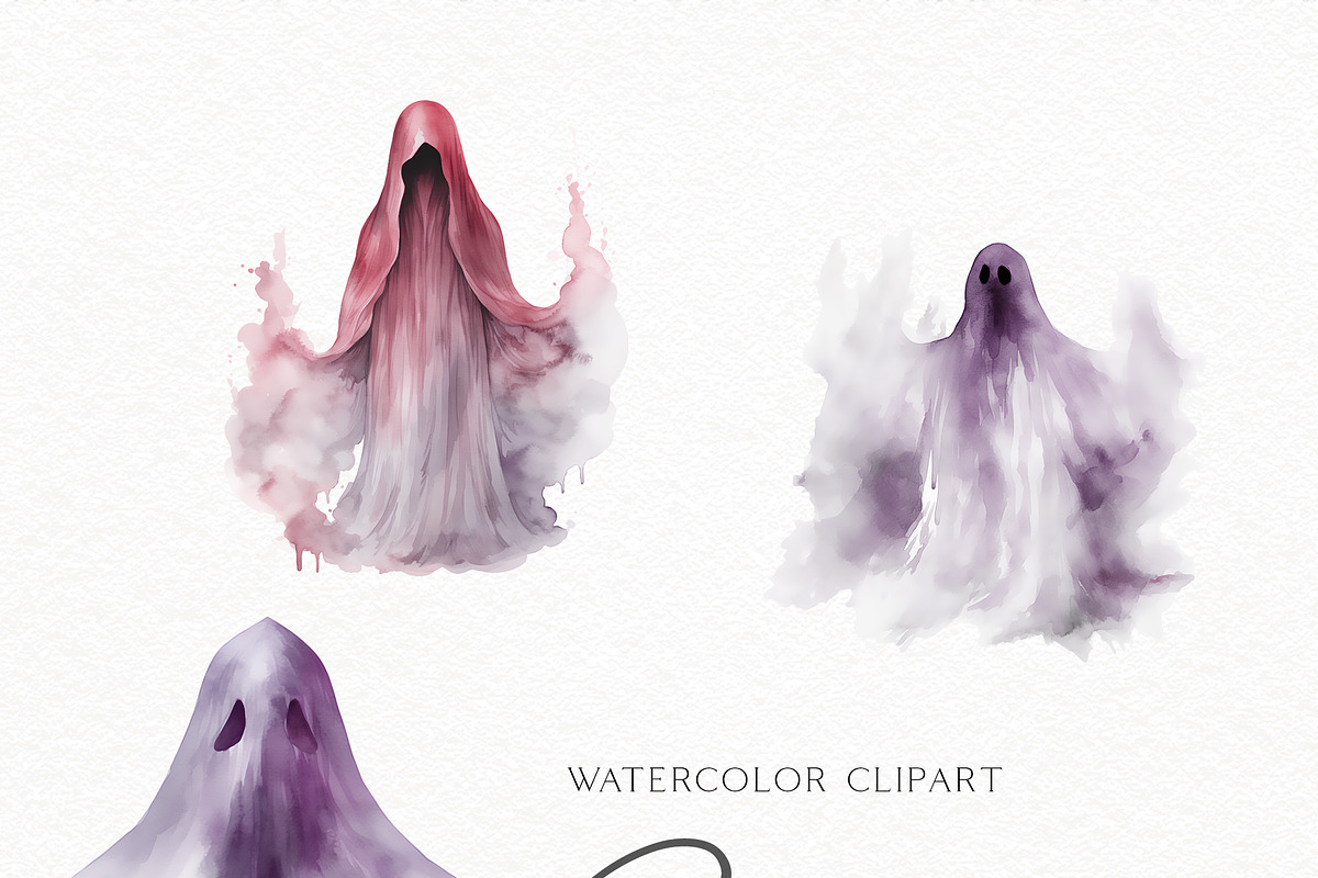 Watercolor Gothic Halloween, a Seasonal Illustration by Olga Koelsch (Photo 11 of 12)