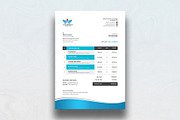 Canva Invoice, a Stationery Template by DesignDevisers (Thumbnail 2 of 9)