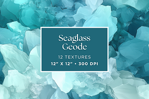 Seaglass Geode Textures