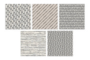 Inky Seamless Patterns Set, a Pattern Graphic by Jennadesigns (Thumbnail 3 of 11)