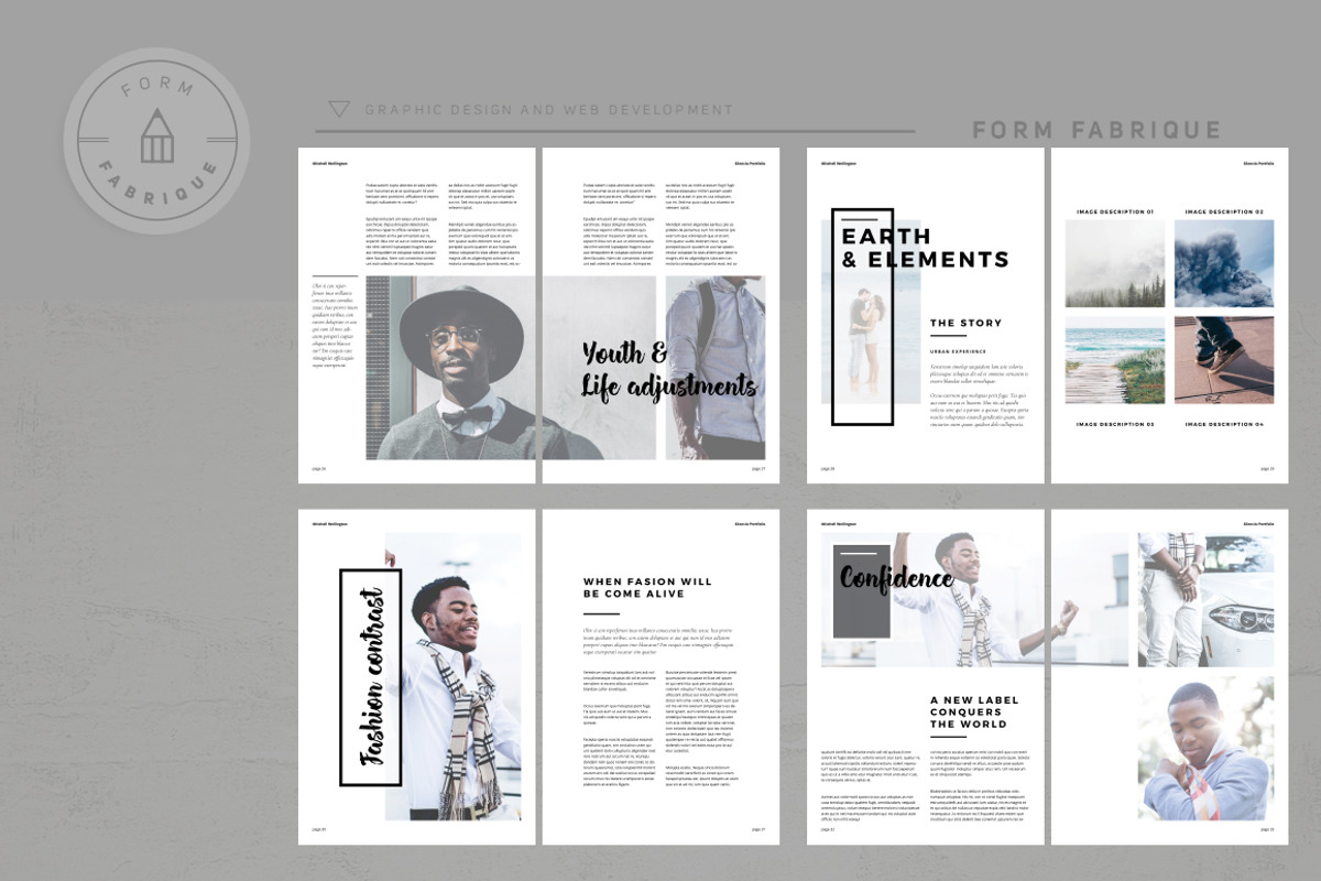 Silencio Portfolio, a Brochure Template by Form Fabrique (Photo 5 of 21)