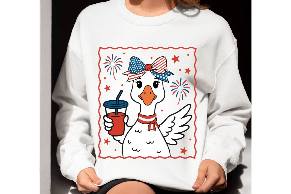 4th of July Mama Goose Png SVG, an Object Graphic by EllaMaiyaali (Photo 3 of 5)