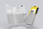 A4 Trifold Brochure Mockups, a Mockup by Vectogravic Design (Thumbnail 8 of 8)