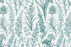 Classic. Seamless Patterns