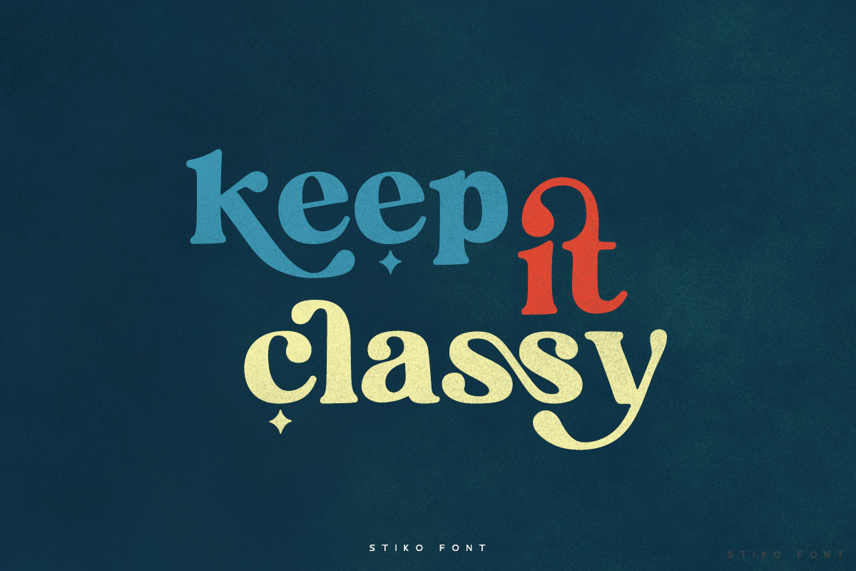 Stiko Vintage Font, a Serif Font by vuuuds (Photo 2 of 13)
