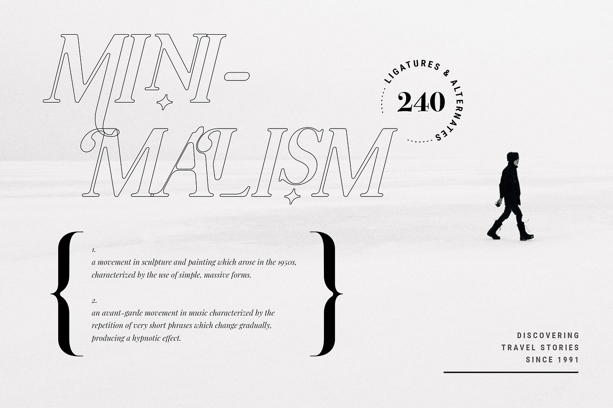Charles - Ligature Serif Font Family, a Serif Font by SilverStag Type Foundry (Photo 16 of 32)