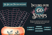 Procreate Design Brush Stamp Kit 1, a Brush Add-On by Debi Sementelli (Thumbnail 5 of 30)