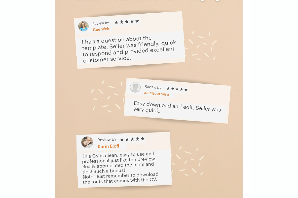 Word resume & cover letter template, a Resume Template by Climbwithelevator (Photo 10 of 10)