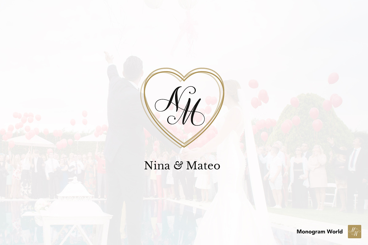 155 Frames for Wedding Monograms, a Decorative Illustration by Monogram World (Photo 5 of 17)