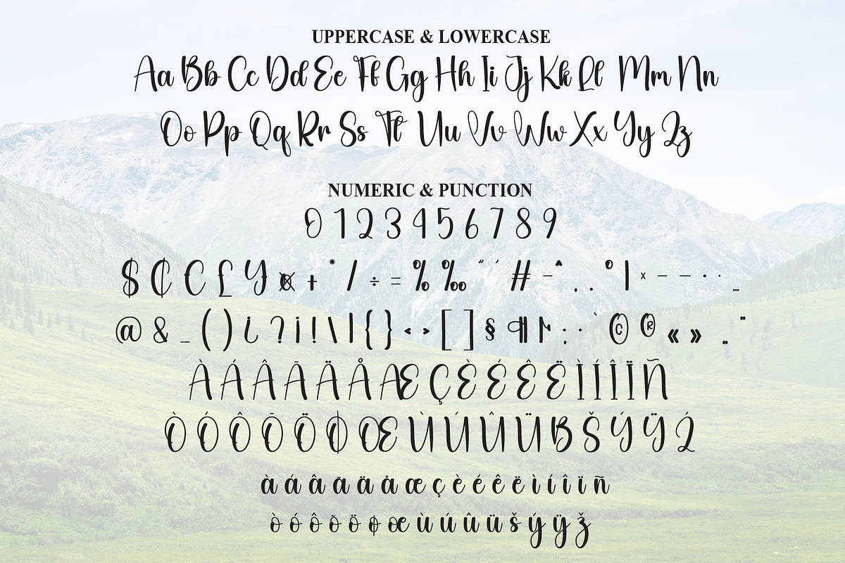Highland | Script Font, a Handwritten Font by Scratchones (Photo 7 of 9)
