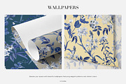 Fleur d’Azur Exquisite Floral Prints, a Pattern Graphic by LEAFure (Thumbnail 4 of 10)