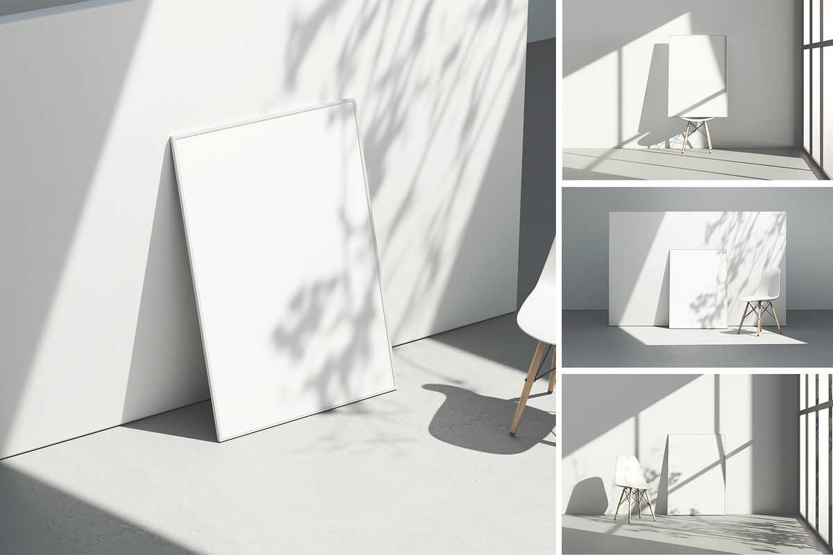 Poster and Photo Frame Mockup, a Print Template by simuradi (Photo 7 of 7)