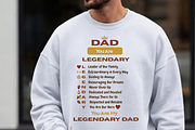 Dad You Are Legendary PNG, Dad Gift, a Graphic by Vector Portal (Thumbnail 3 of 7)