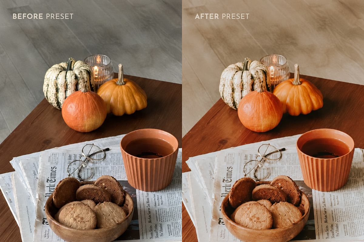 Pumpkin & Caramel Lightroom Presets, a Preset Add-On by Oak Digital Studios (Photo 6 of 9)