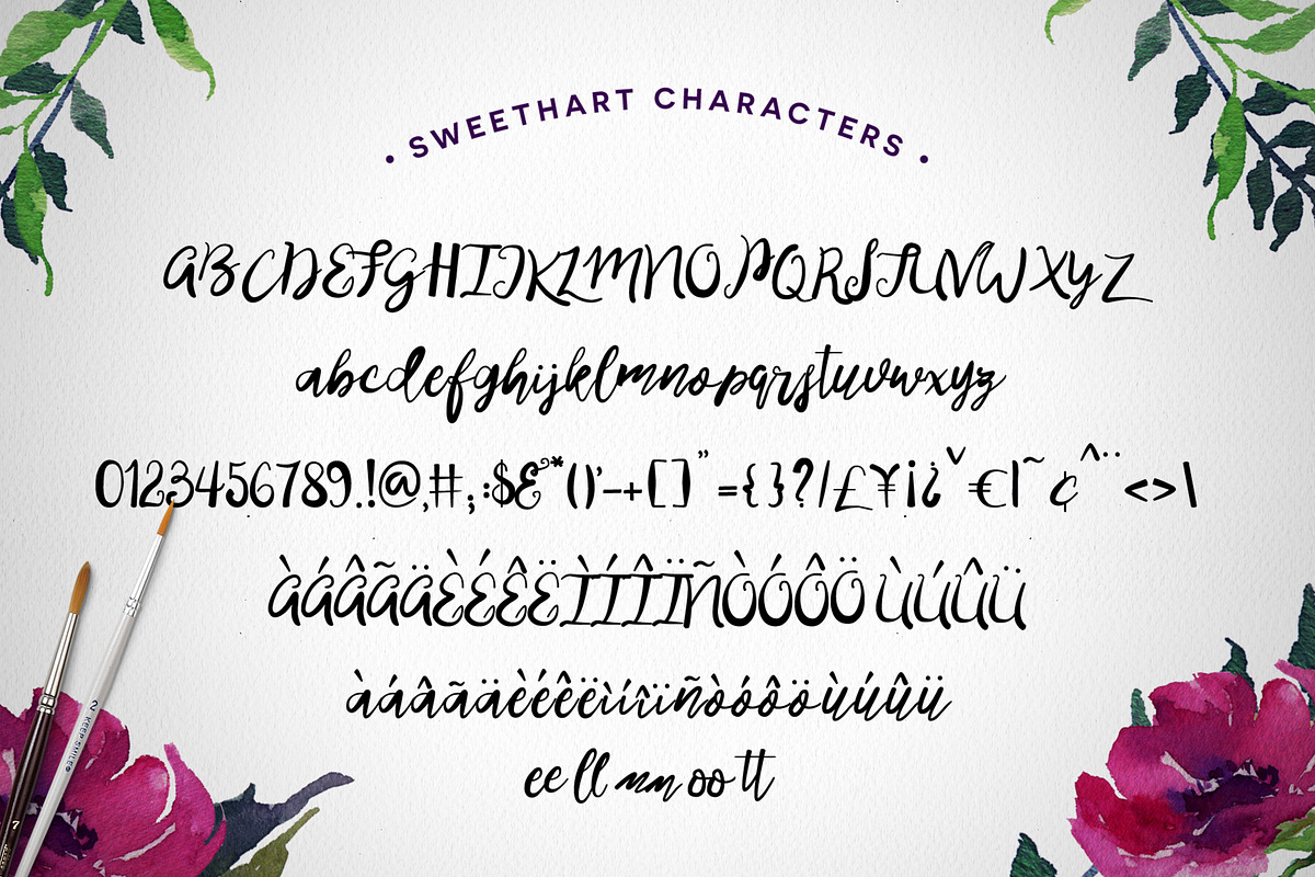 Sweethart Script + Vectors preview 3