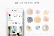 Natural Watercolor Highlight Covers, a Social Media Template by SOVA (Thumbnail 5 of 8)