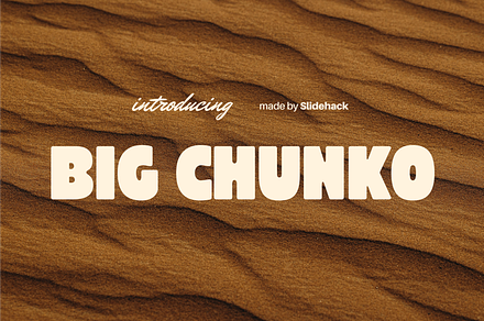 Big Chunko - Bold Display Font, a Sans Serif Font by Studio Moara