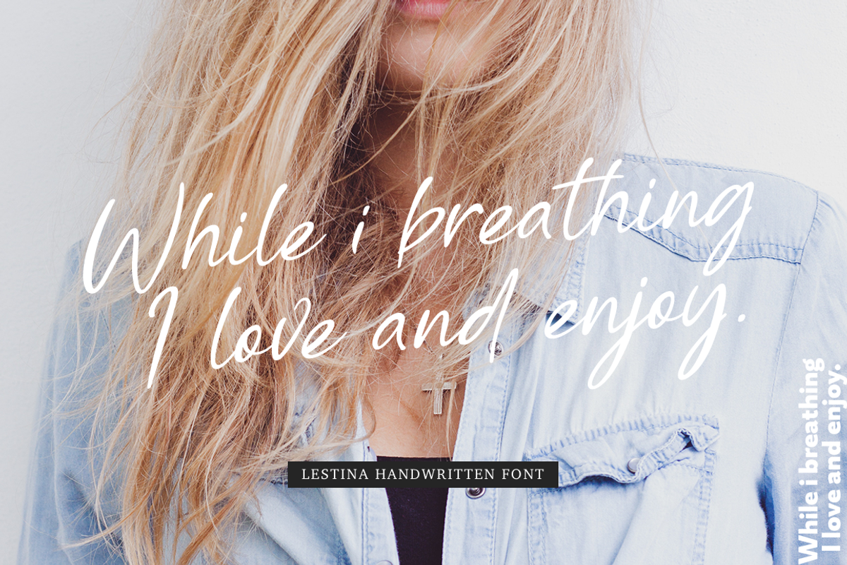 Lestina, a Script Font by Larin Type Co. (Photo 7 of 10)