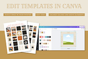 Art Deco Story & Post Templates, a Social Media Template by Liseno Designs (Thumbnail 6 of 8)