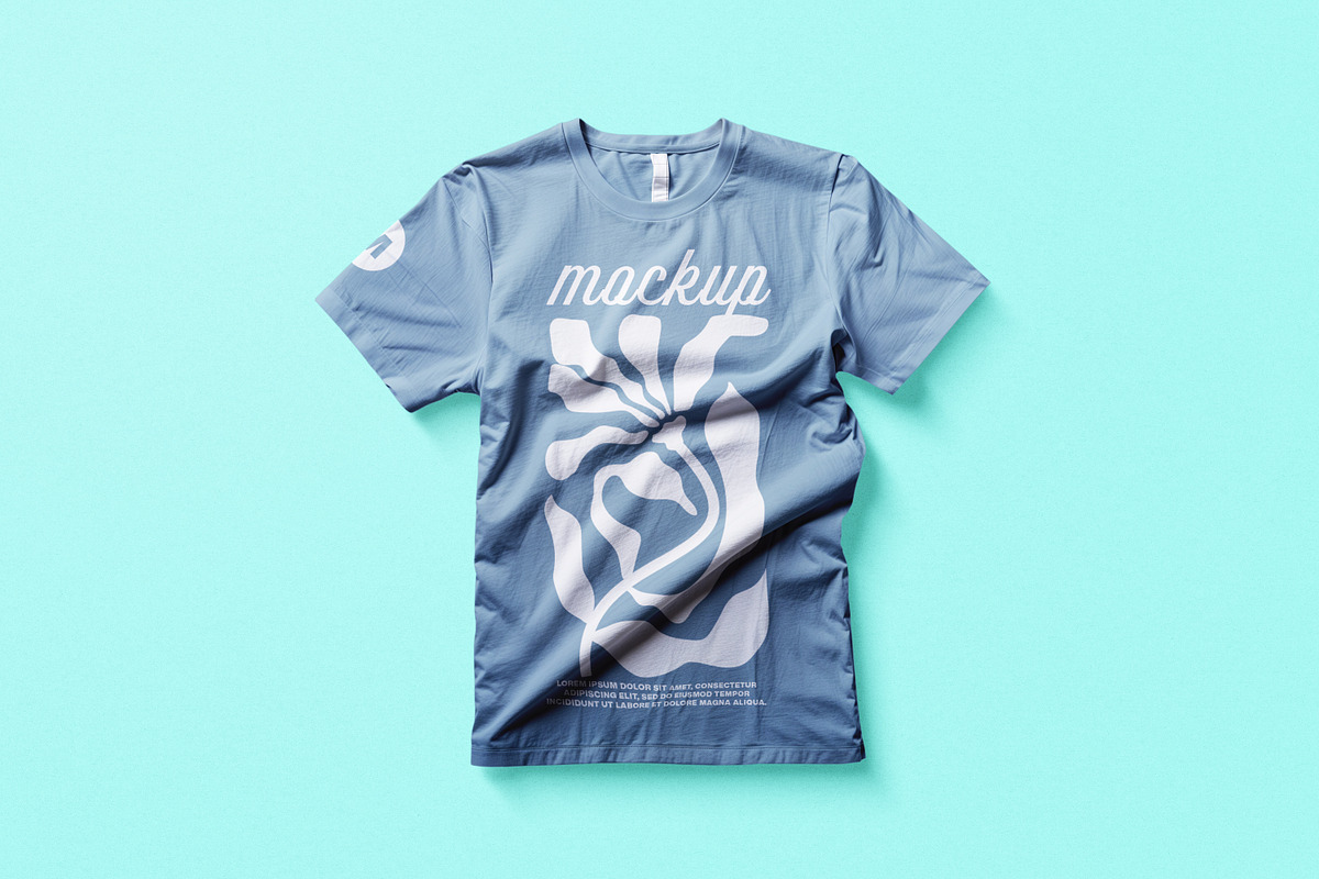 Flat Lay T-Shirt Mockup, a Shirt Mockup by Lemockup