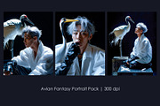 Avian Fantasy Portrait Pack, a Person Illustration by StockVerse Creative (Thumbnail 1 of 4)