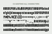 CS Santino – Bold Font, a Sans Serif Font by Craft Supply Co. (Thumbnail 8 of 8)