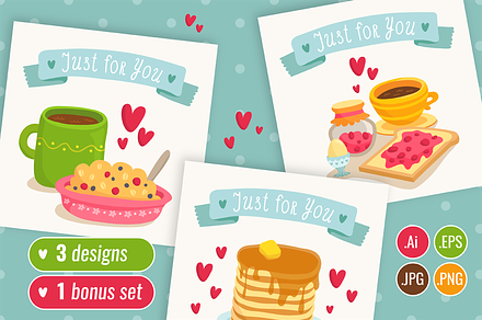  3 cute & yummy card designs 