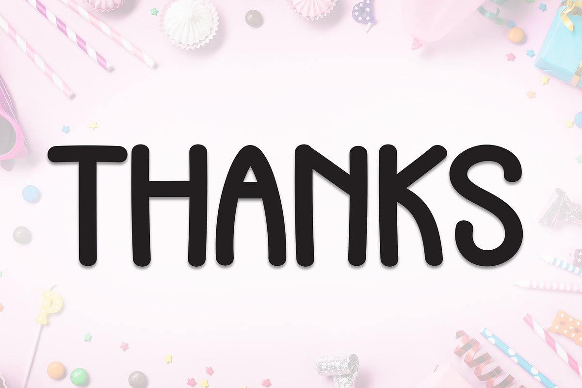 Happy Birthday | Script Font, a Script Font by Scratchones (Photo 8 of 8)