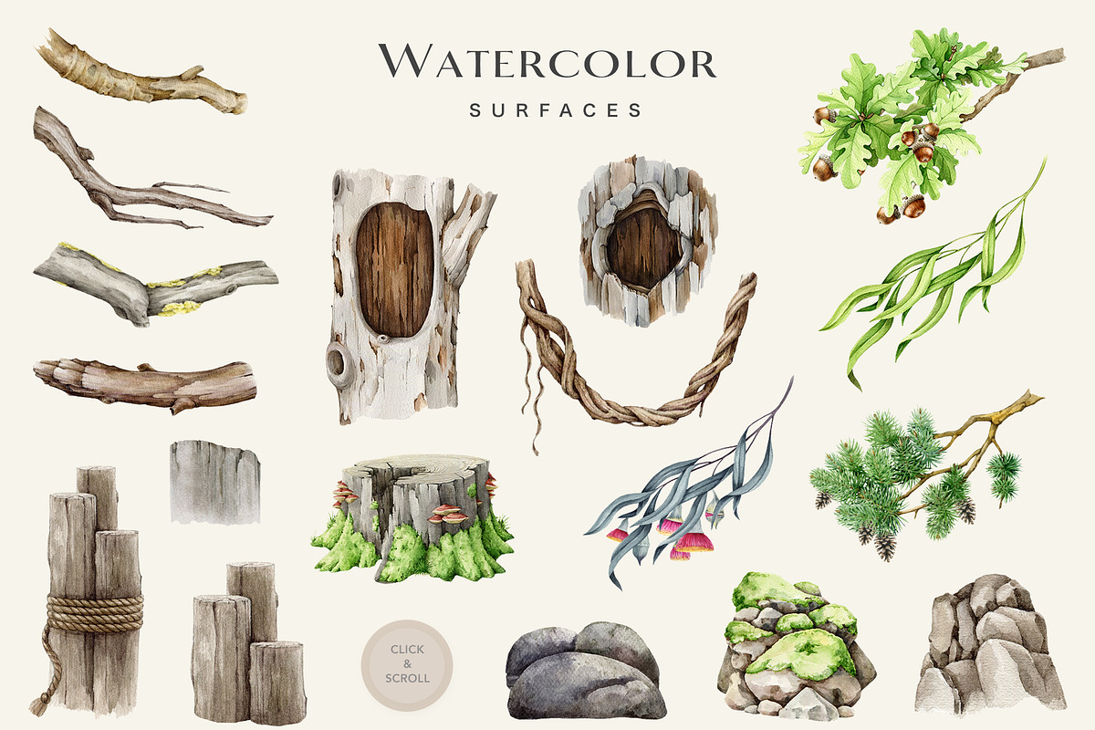 Birds Watercolor Painted Set, an Animal Illustration by AnitaPol (Photo 15 of 18)