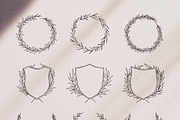 Wedding Wreaths, Laurels & Crests, an Illustration by Crocus Paperi (Thumbnail 2 of 5)