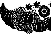 Thanksgiving Harvest Silhouette, an Illustration by Creativeshirt (Thumbnail 4 of 51)