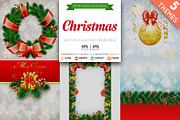 Christmas Cards and Backgrounds, a Decorative Illustration by TAlex (Thumbnail 1 of 6)
