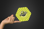 Clean Hand Balance Coaster Mockup x4, a Packaging Mockup by SmartDesigns (Thumbnail 4 of 5)