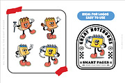 Notepad Mascot Characters, an Object Illustration by Allmostudio (Thumbnail 5 of 5)