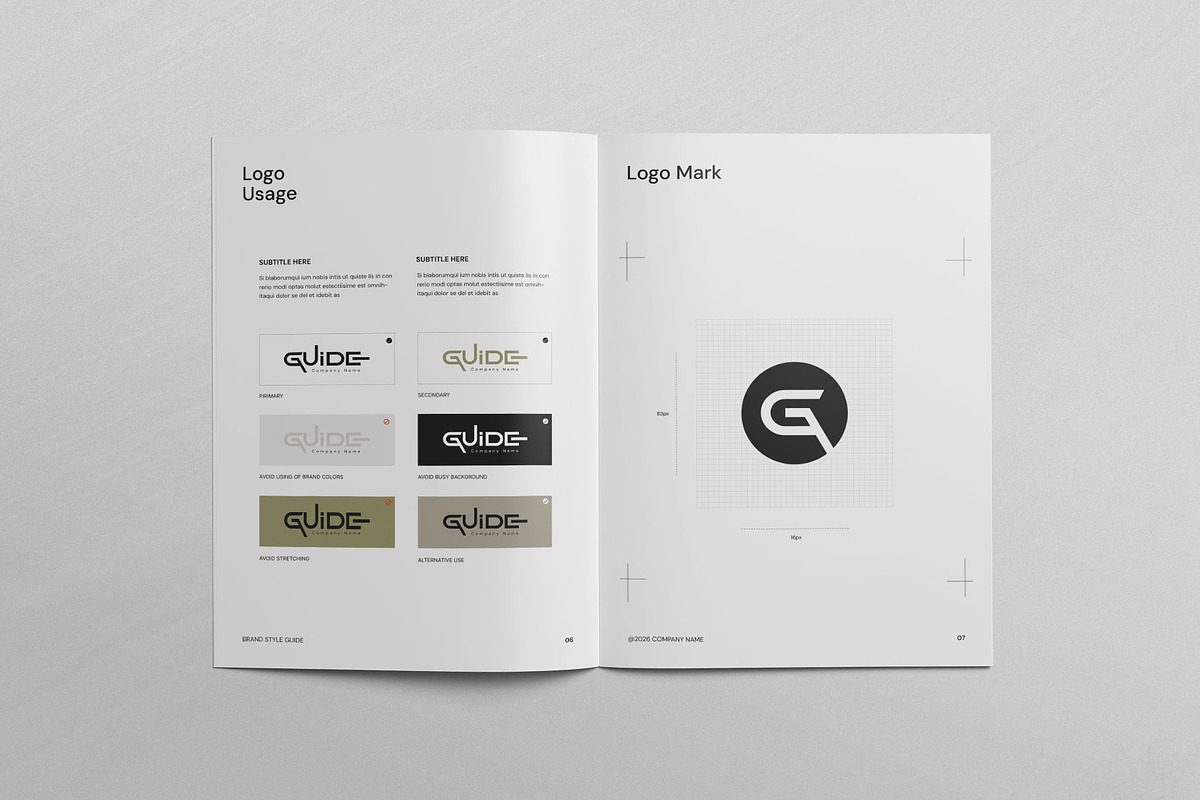 MINIMAL | Brand Guidelines preview 4