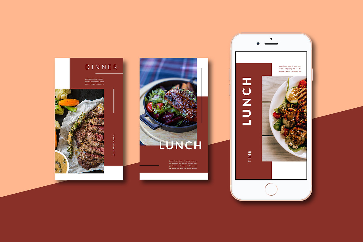 Food Instagram Template, a Social Media Template by Meknya (Photo 1 of 6)