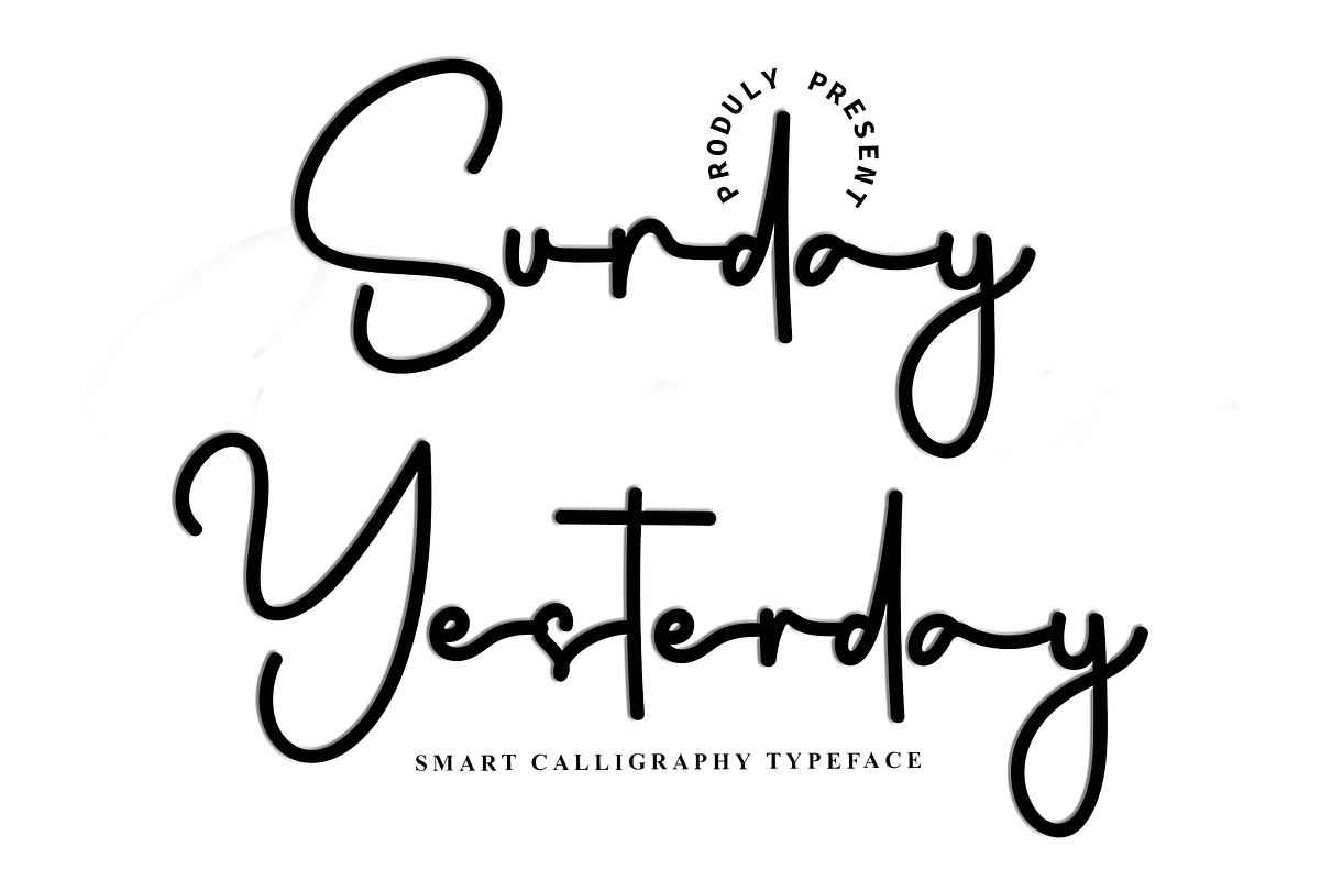 Sunday Yesterday, a Handwritten Font by InermediaSTUDIO (Photo 1 of 8)