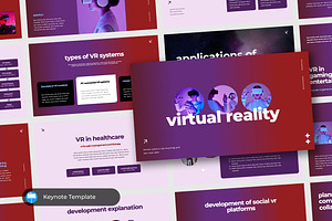 VR Pitch Deck Keynote Template