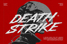Death Strike – Aggressive Brush Font
