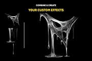100+ Dripping Slime Overlay Effects, an Object Graphic by Mikel Blazgad (Thumbnail 6 of 10)