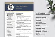 Lebenslauf Vorlage / Resume Template, a Resume Template by Klamp Studio (Thumbnail 9 of 10)