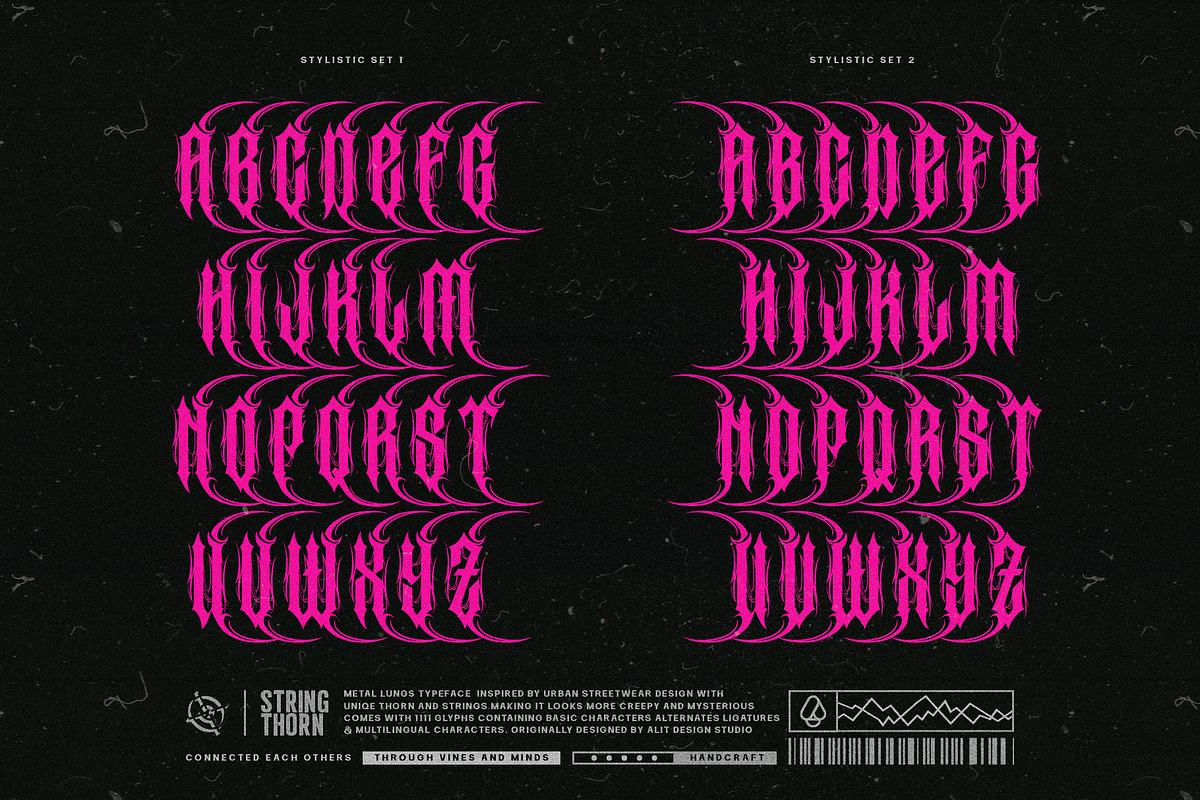 Metal Lung Typeface, a Blackletter Font by alit design (Photo 6 of 20)