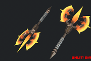 5 Fantasy Stylish Hand Axe -PBR-, an Object 3D Model by TFE Game Art (Thumbnail 3 of 16)