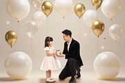 Elegant Birthday Digital Backdrops, a Background Graphic by 3Motional (Thumbnail 17 of 19)