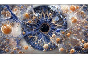 A futuristic human eye incorporating, a Technology Photo by ZinetroN