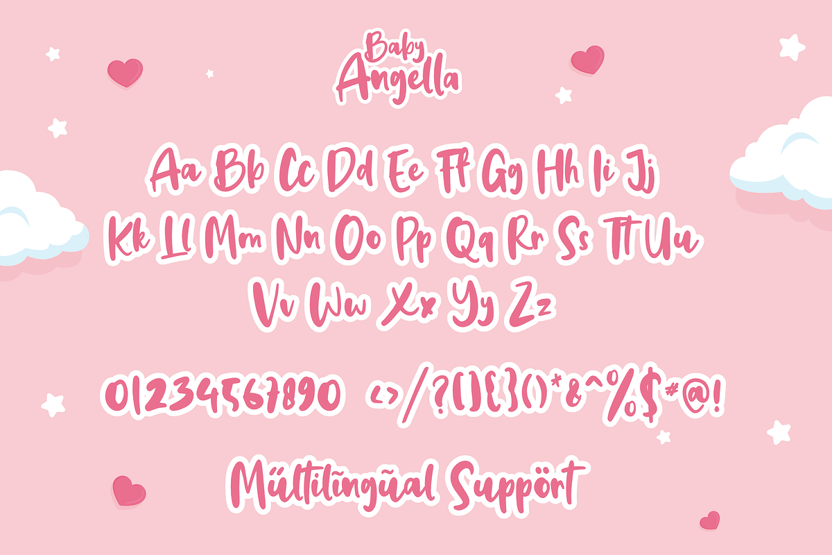 Baby Angella, a Script Font by Silverdav (Photo 6 of 6)