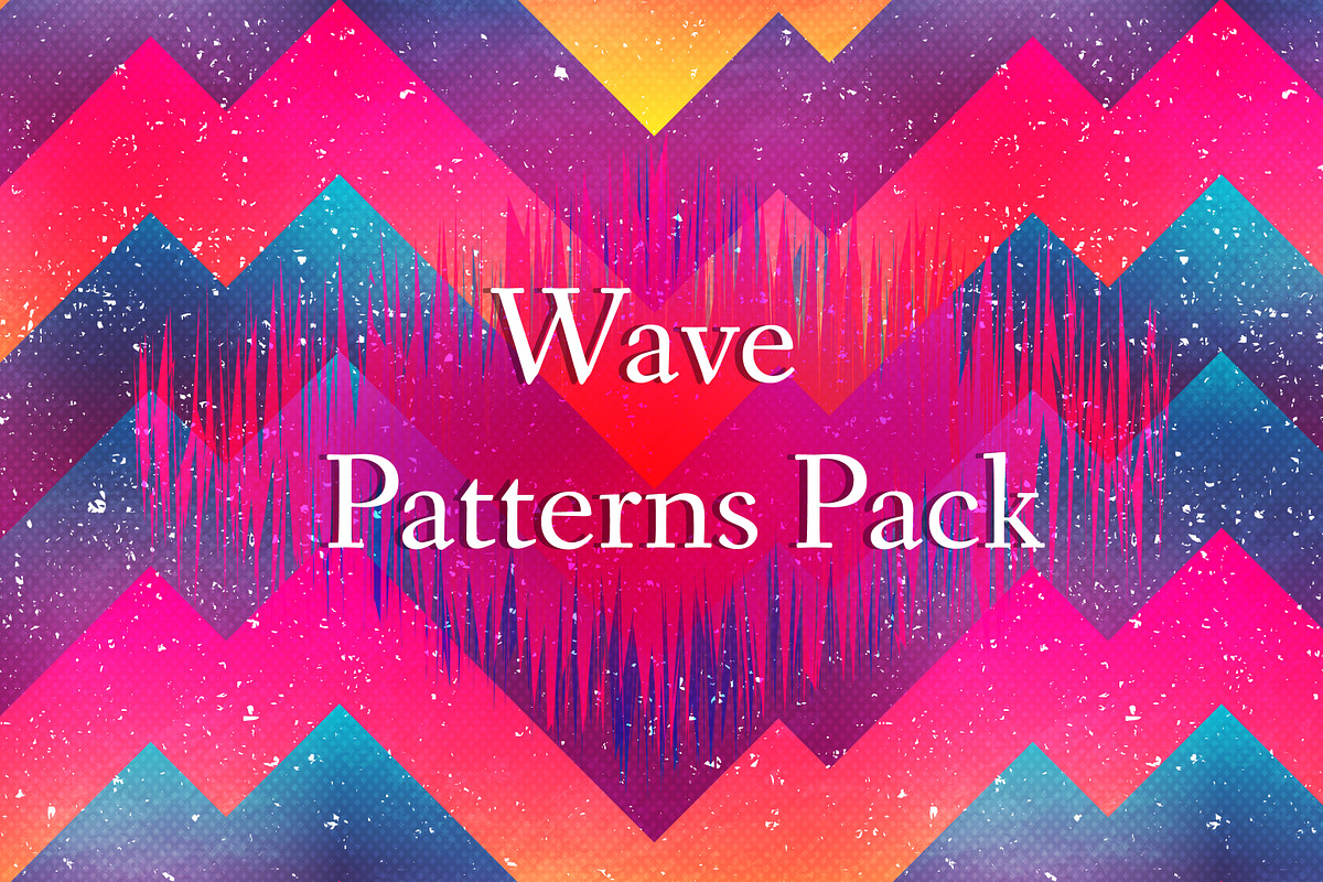 Wave Vector Pattern Pack, a Pattern Graphic by Gudiny