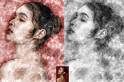 Artistic Sketch Photoshop Action, an Action Add-On by Grishka89 (Thumbnail 7 of 11)
